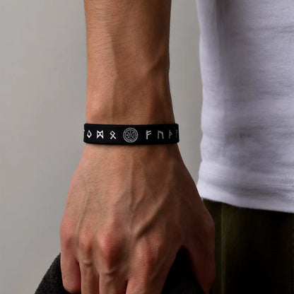 Men’s Compass Rune Wristband
