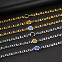 Vnox Men’s Stainless Steel Chain Bracelet