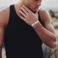 Men’s Compass Rune Wristband