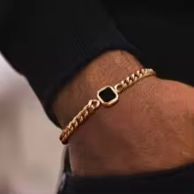 Vnox Men’s Stainless Steel Chain Bracelet